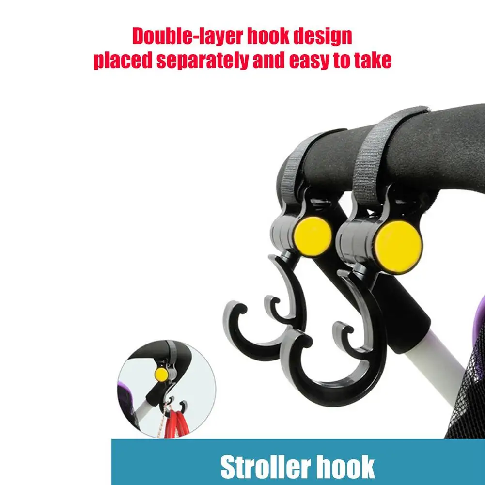 Крючки для детской коляски Коляска Организатор сумка металлический зажим