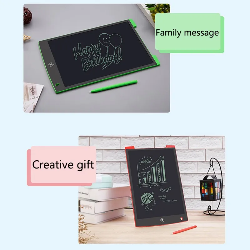 ЖК дисплей планшет для письма школьные принадлежности практичный уведомления 8