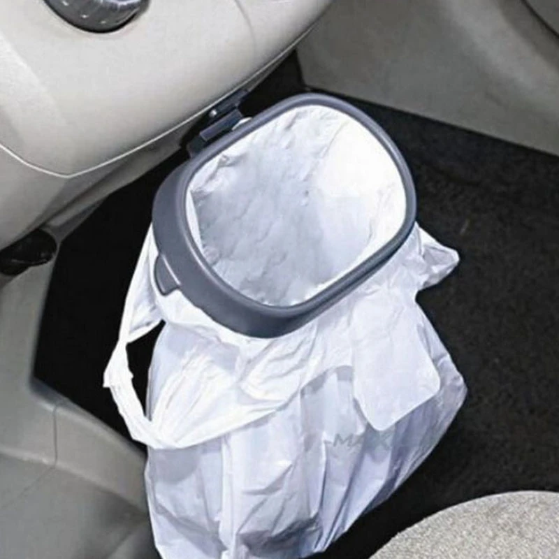 

Rubbish Bin Car Organizer Trash Bag Rack Hanger Vehicle Frame Garbage Holder Portable