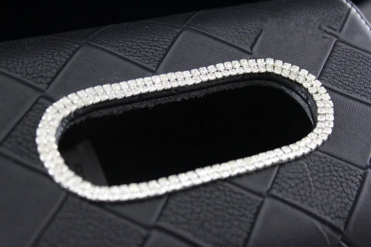 Высококачественный чехол из натуральной кожи для салфеток в автомобиле крутой с