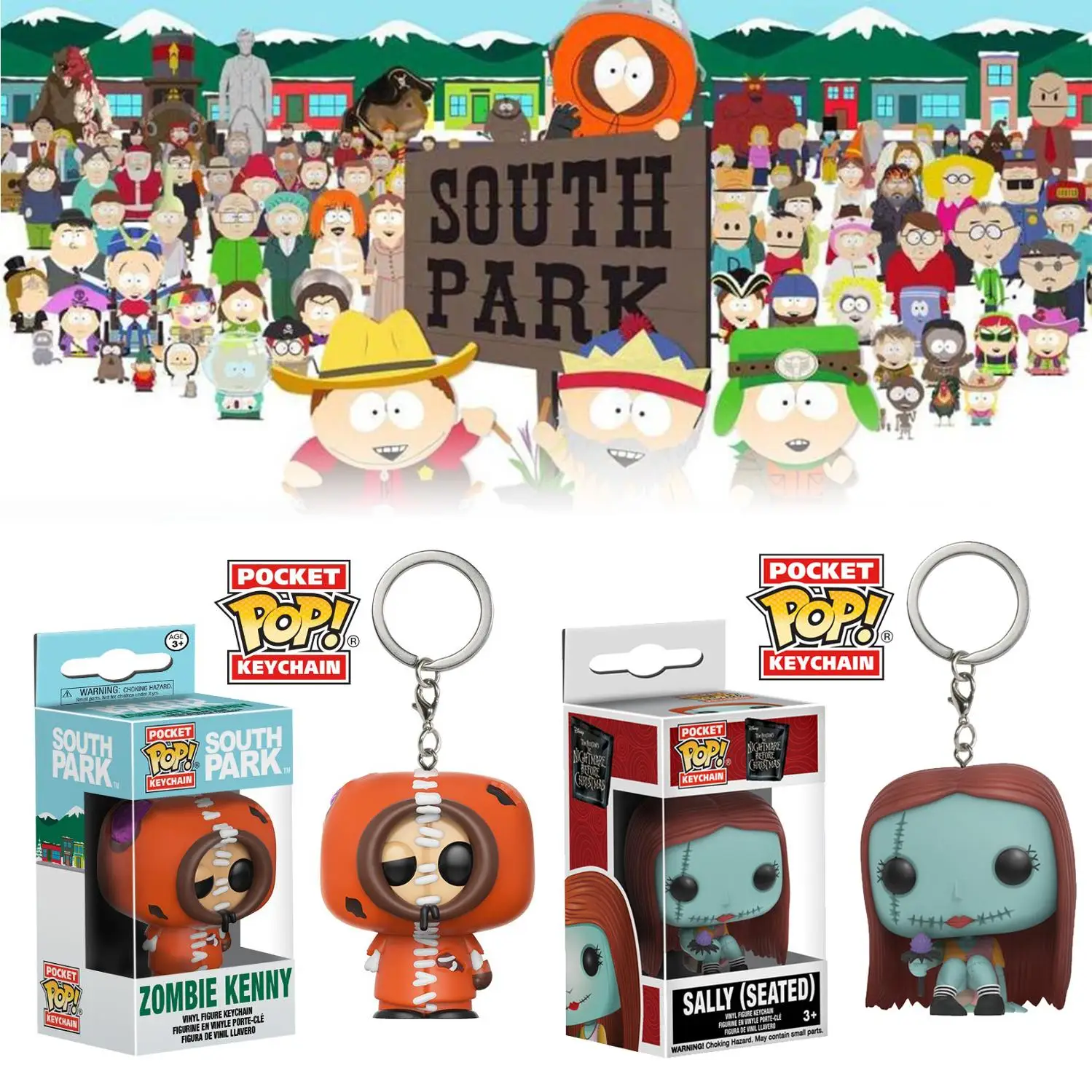Funko Pop HP7 Харри Хедвиг Фокс брелок игрушки дисней Олаф Анна Эльза фигурка принцессы брелок Подвески Игрушки Южная парк Кенни