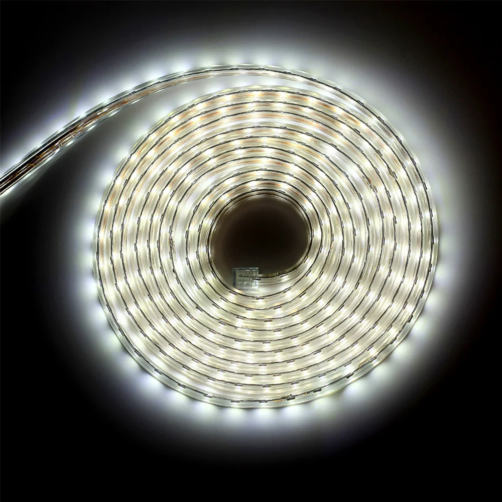 SMD 5050 EU Plug 220 В Светодиодная лента светодиодный светильник вечерние лампы для