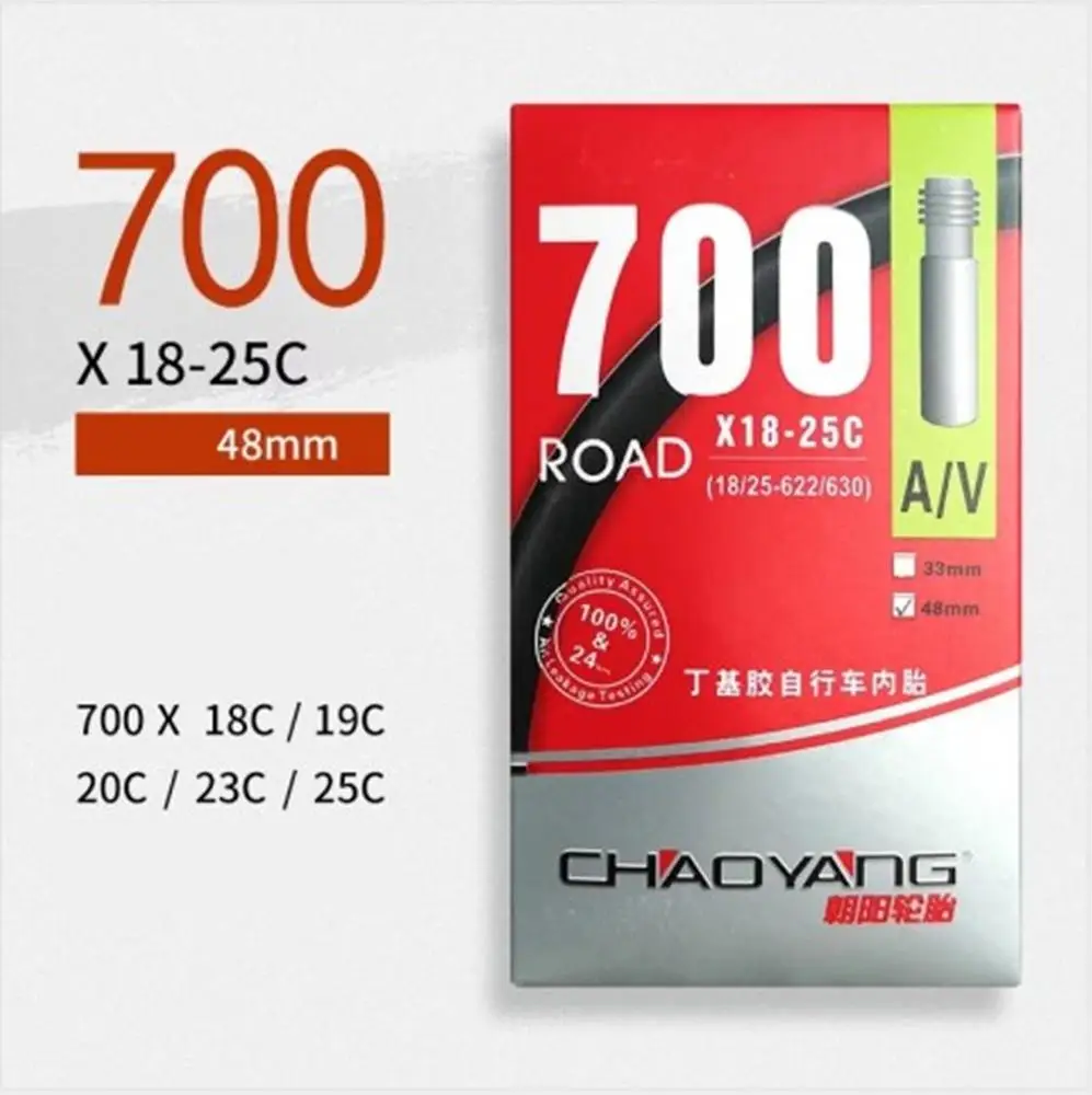 

Durable Standard Inner Tube French Valve Bicycle Tire Road Bike Cycle Butyl Rubber 700c 25 28 38 43 FV 80L/60L/48L Tyre
