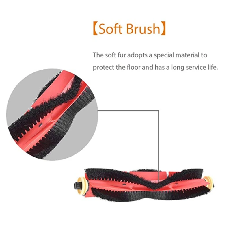 

7Pcs Mop Cloth Main Brush Filter Kit for Xiaomi for Roborock S6 S5 MAX S50 S55 S60 S65 Robot Vacuum Cleaner Accessories