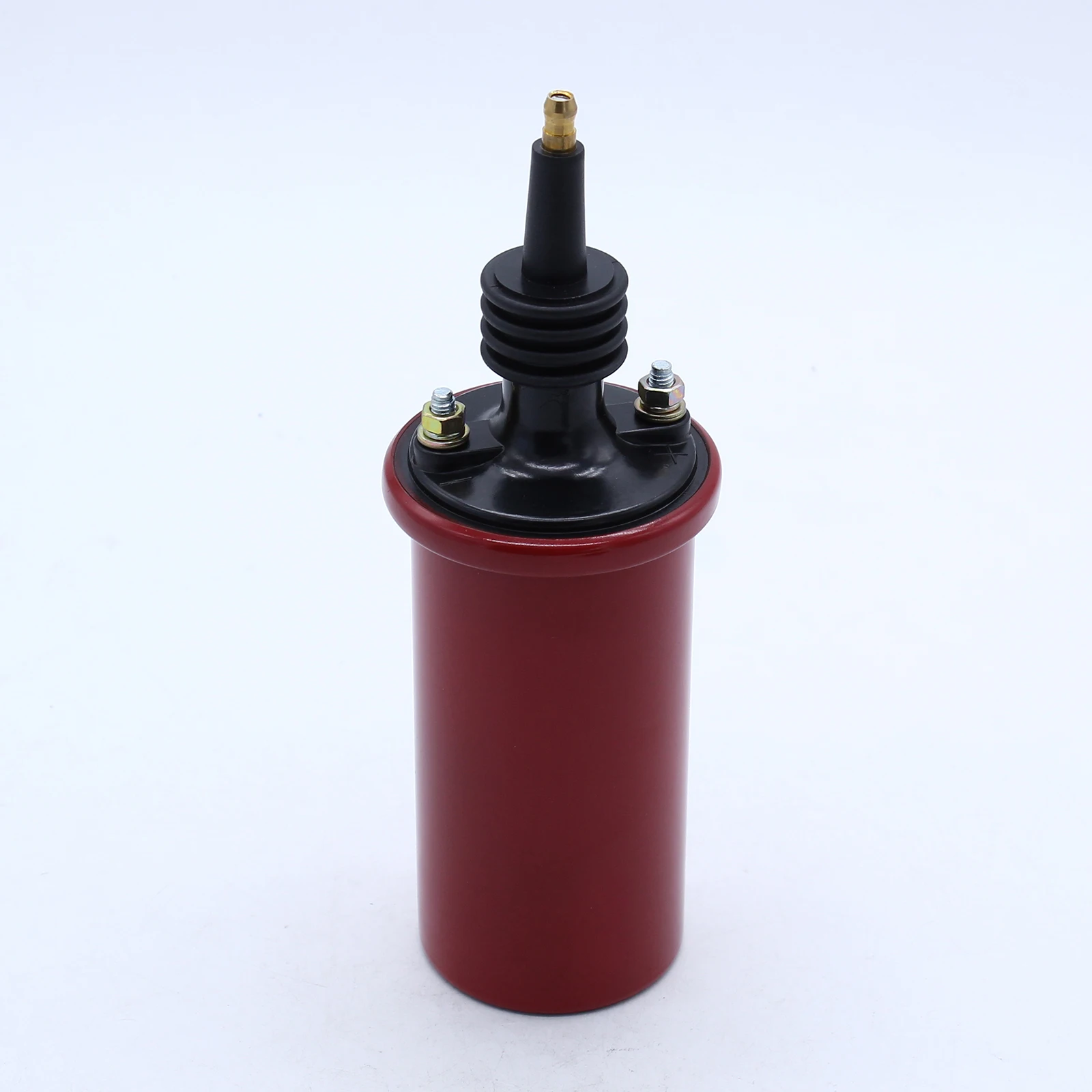 Red 8223 Blaster 3 Oil Filled Coil Ignition Round without Label HEI-style Boot 45 000 Volts High Vibration |