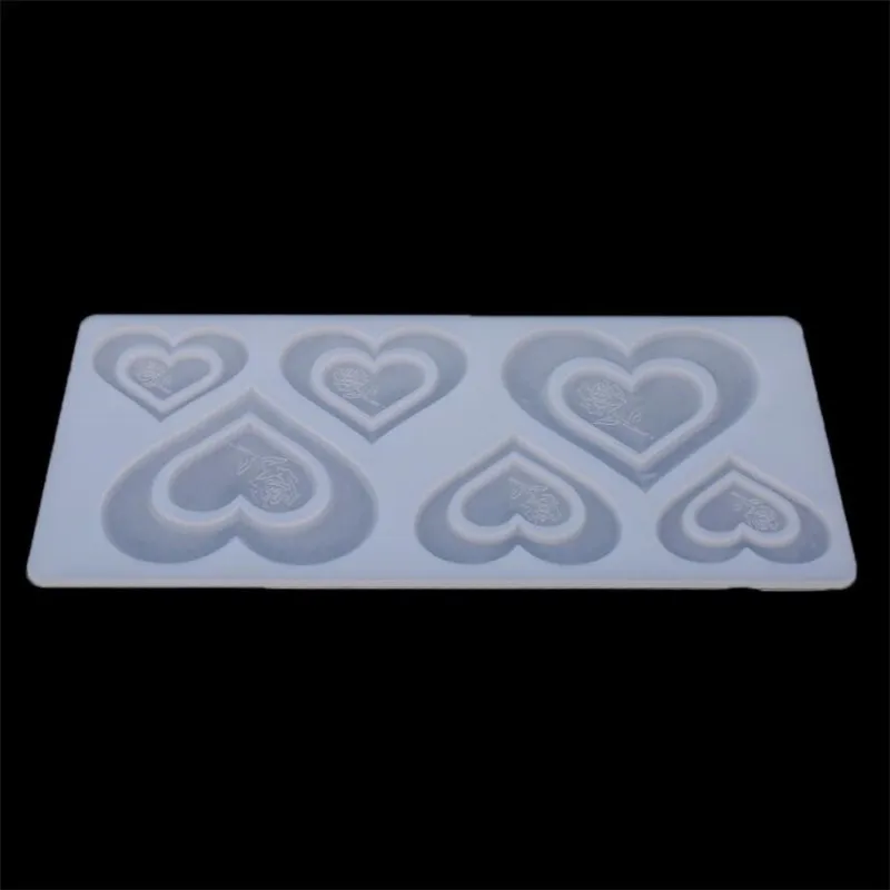 Силиконовая форма для шоколада с романтическим сердцем розой инструменты
