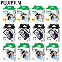 10 100 sheets fujifilm instax mini square film whiteblack edge photo paper for instax camera sq10 sq6 sq20 share sp 3 printer