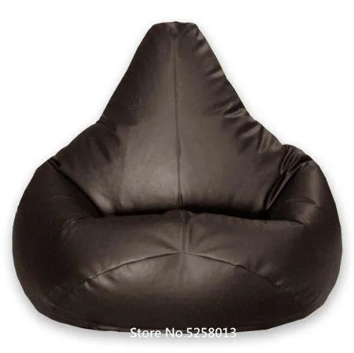 Большой коричневый геометрический зиггий рисунок слеза бобовый мешок чехол