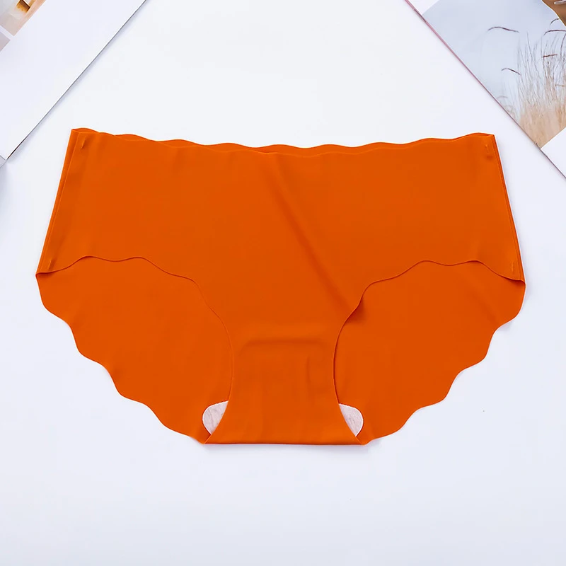 Женские Бесшовные безопасные трусы с заниженной талией эластичное дышащее