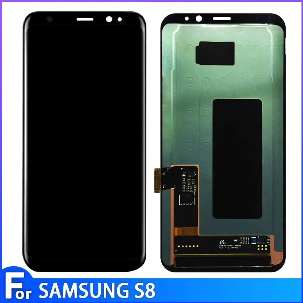 Super Amoled и новый дисплей для Samsung Galaxy S8 + S8Plus G950F G950FD G9500 G950U ЖК сенсорный экран