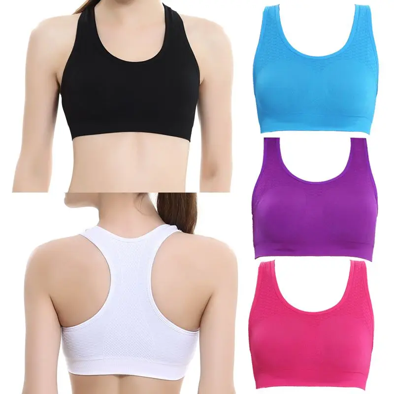 

Women Soft Comfortable Breathable Running Underwear Sleep Sports Bras Solid Color Fitness Casual Bras