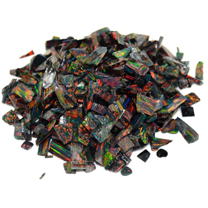 20 г/лот синтетический дробленый опал для искусственных ногтей синтетические