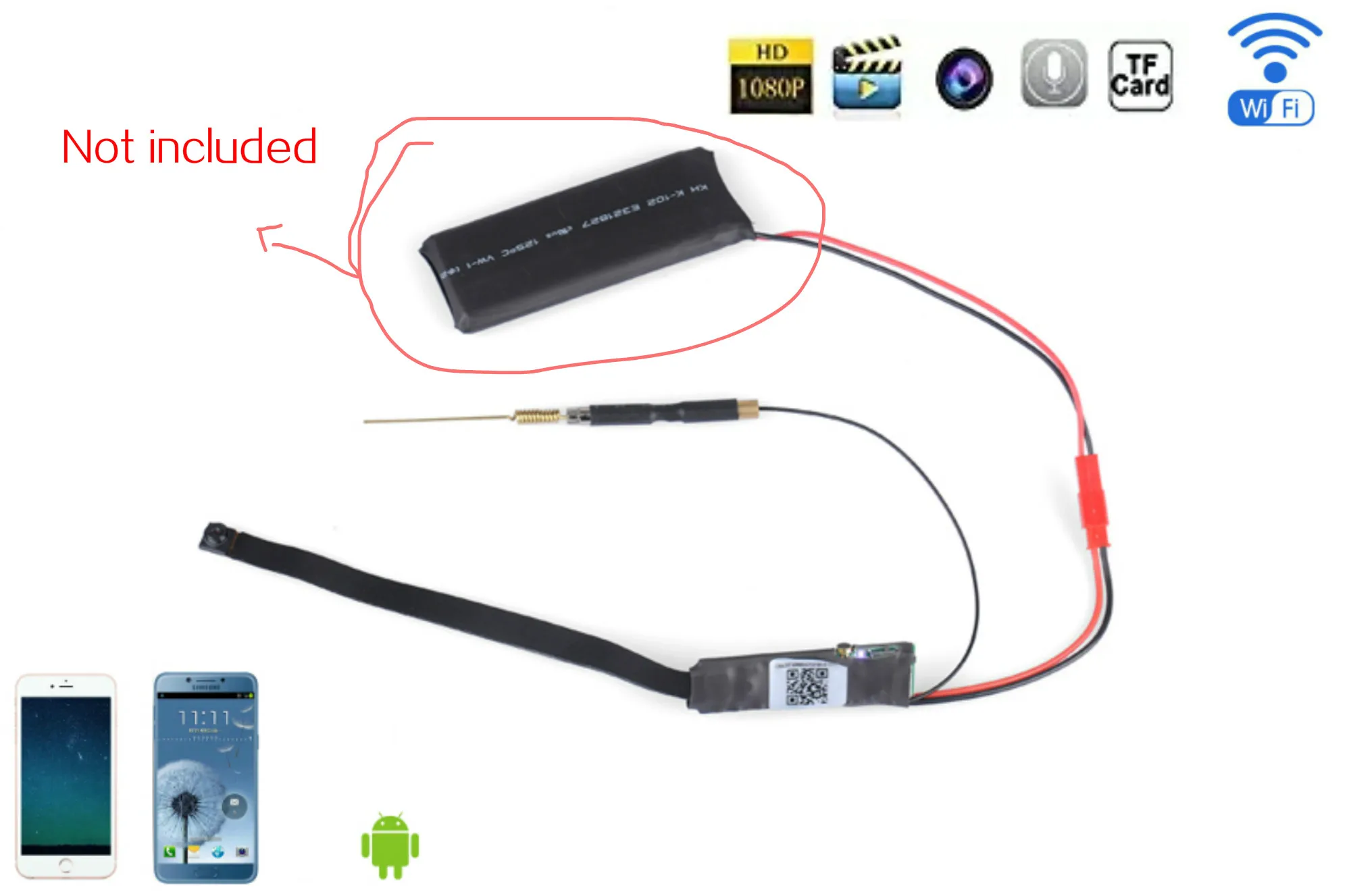 Новый Беспроводной WI FI Камера IP удаленного мониторинга P2P зарядная Модульная