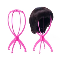 5pcs professional folding stable durable hair wig hat dummy head holder stand display styling tools durable wig display tool