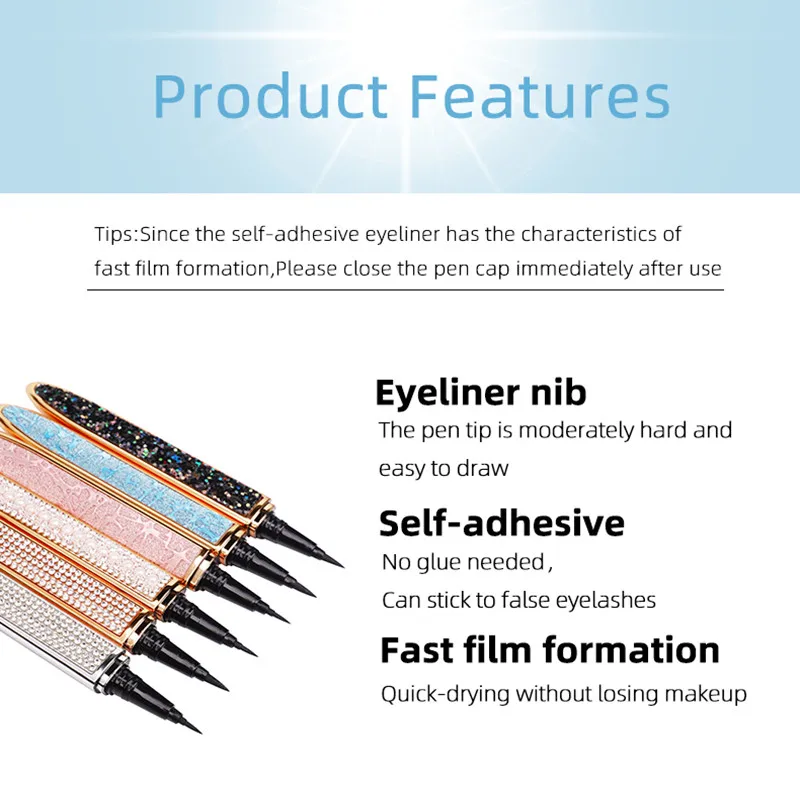 

1PC New Brand Women Black Liquid Eyeliner Long-lasting Waterproof Party Eye Liner Pencil Pen Nice Makeup Cosmetic Tools