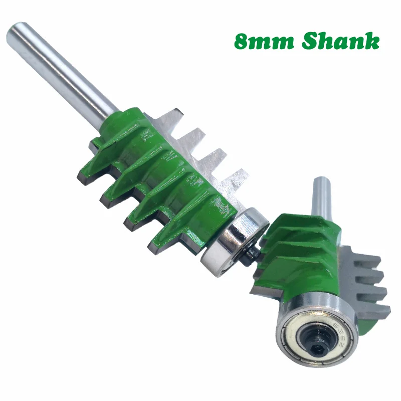 

1pc 8mm Shank Router Drill Bit 45# Steel T-Type Finger Board Glue Milling Cutter Woodworking Drilling Groove Tool