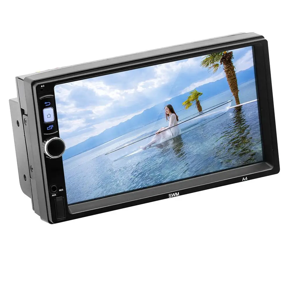 SWM A4 2 Din Car Radio 7" Touch Screen Android 8.1 MP5 Player GPS Navigation Bluetooth WiFi USB HD Multimedia | Автомобили и