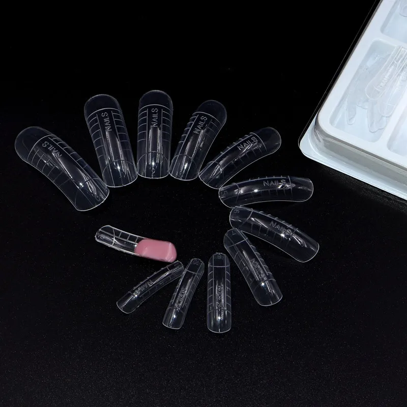 120 шт./кор. быстрое строительство форма Типсы Flase ногтей двойной формы пальца