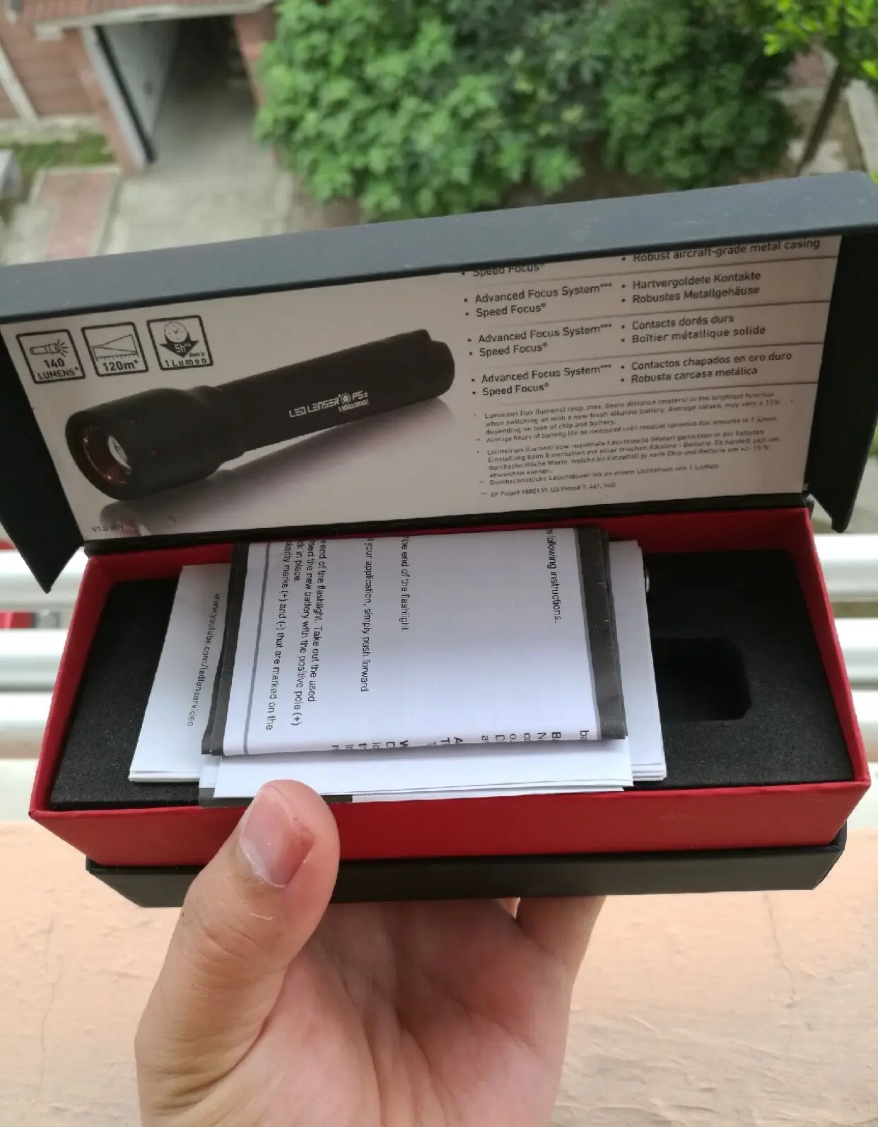 Led lenser светодиодный LENSER P5.2 Профессиональный карманный фонарик фонарик-140