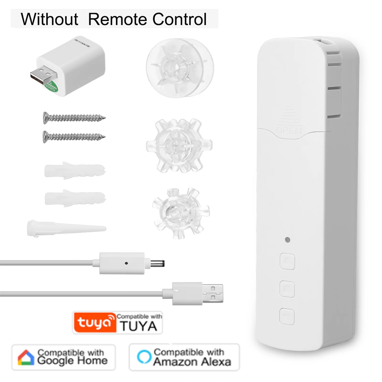 

Tuya WiFi M515EGWT Электродвигатель для штор
