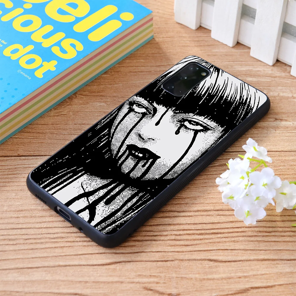 

For Samsung Galaxy Bloody Tears Tomie - Junji Ito Soft TPU border Samsung Galaxy Case