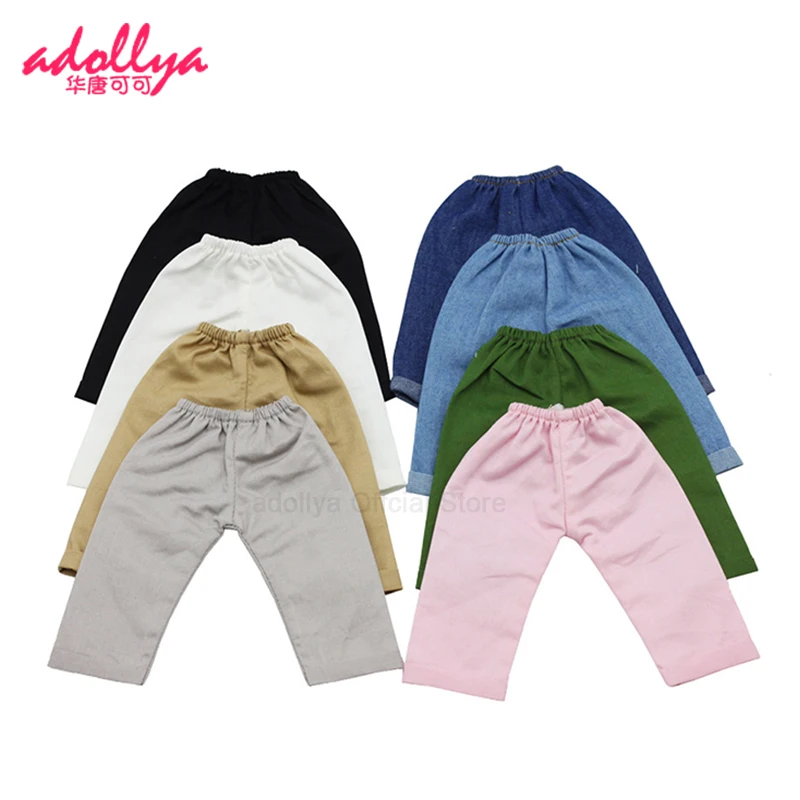 

Аксессуары для кукол Adollya BJD Одежда для кукол повседневные штаны джинсовые комбинезоны подходит для кукол 1/6