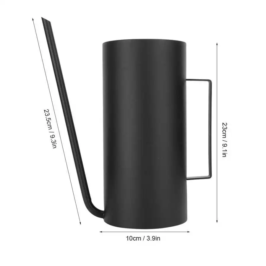 Удобный полив из нержавеющей стали Длинный Носик цветочный растительный банка
