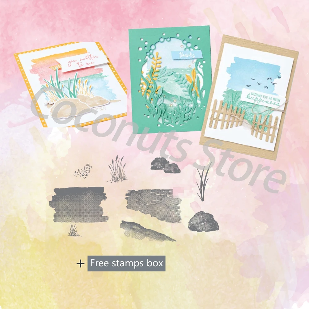 

Pond Grass Metal Cutting Dies And Stamps For Diy Dies Scrapbooking Embossed Paper Card Craft Decoration Cutting Dies