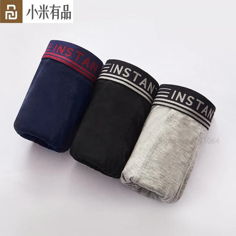 Youpin мгновенный мне человек дышащие трусы боксеры 3 шт. голая и освежающий