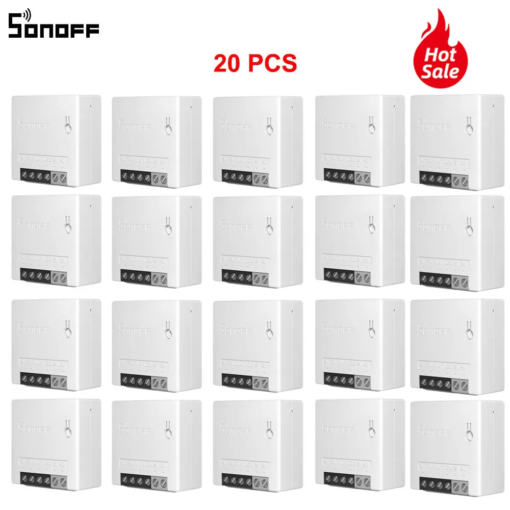 Оптовая продажа Itead SONOFF Мини Wifi смарт реле 2 позиционный переключатель