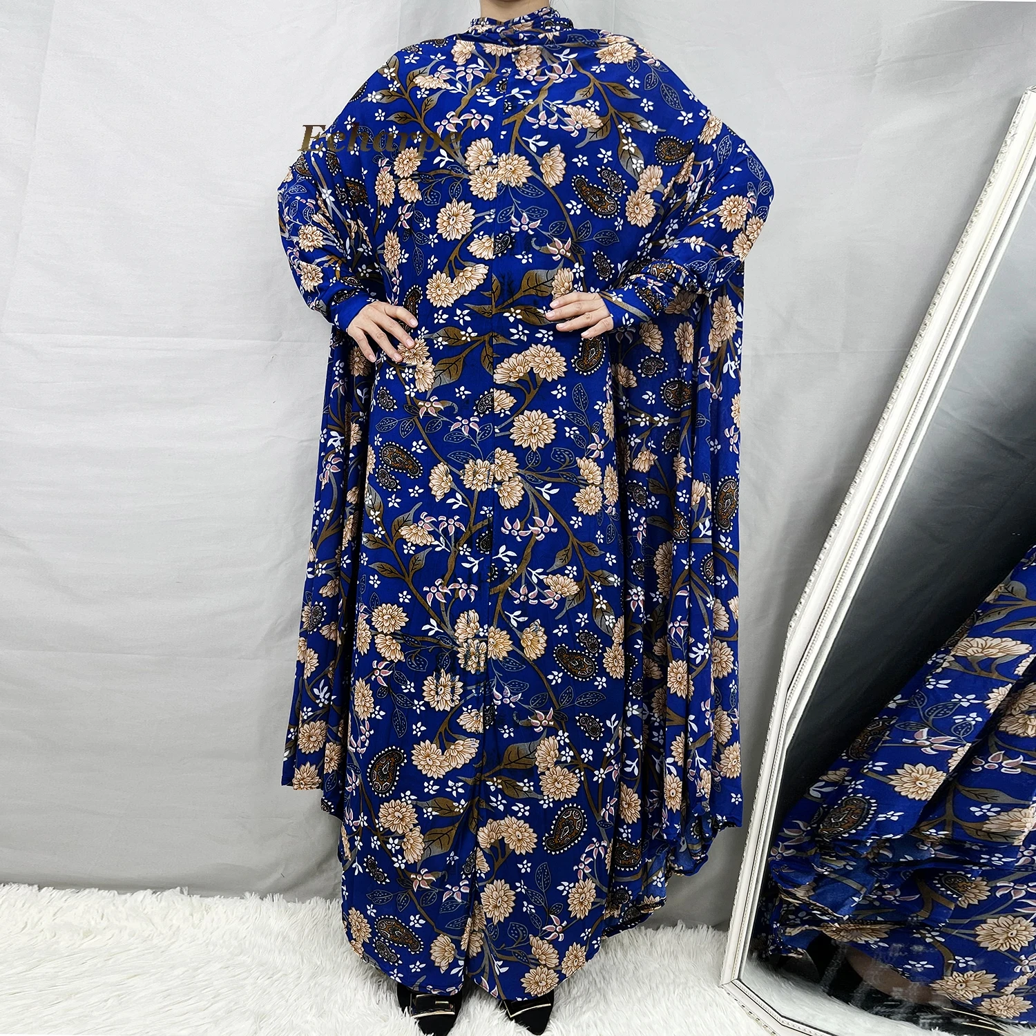 1 шт. мусульманский хиджаб платье Женская молитвенная одежда Дубай абайя