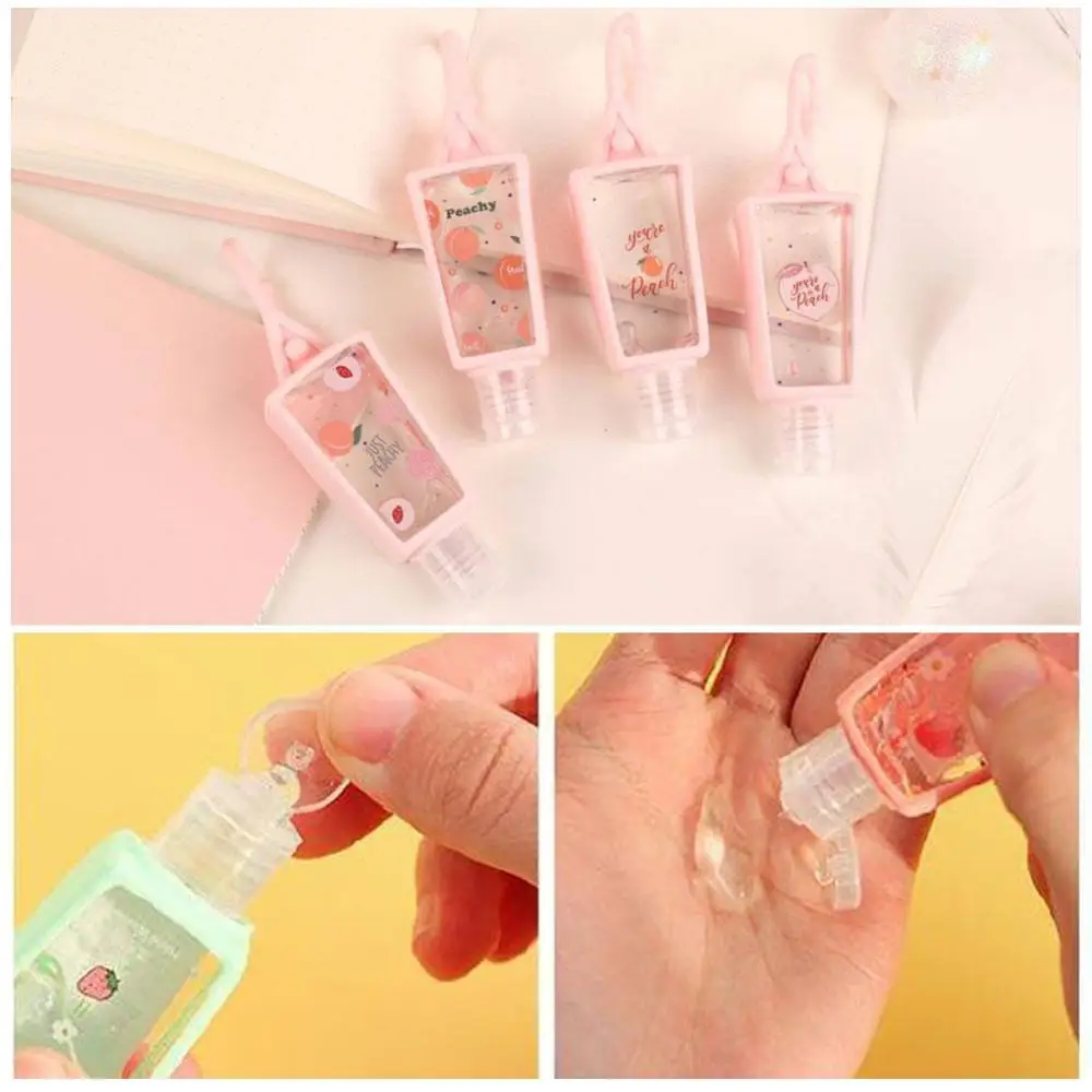 30 мл случайный цвет многоразовые миниатюрный антисептик для рук фруктовые