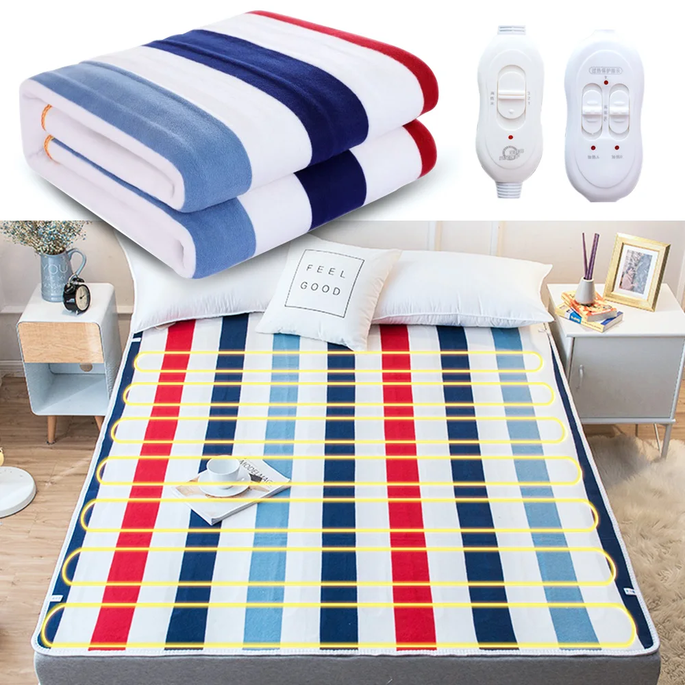 Euro Electric Heater Blanket Heated 220V Thicker Heating for Body Manta Double Blankets Sheet Mattres | Дом и сад