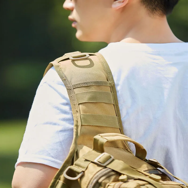 Большая Военная тактическая сумка на плечо армейский рюкзак Слинг Molle нагрудная