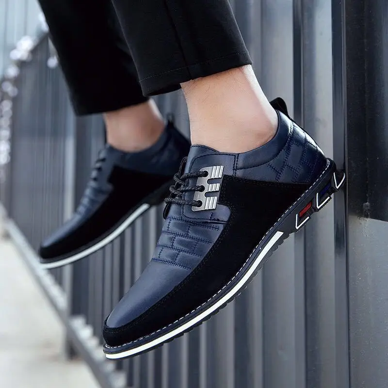 

men shoes soft surface breathable spring and autumn men's leisure youth leather shoes men's business professional leather shoes
