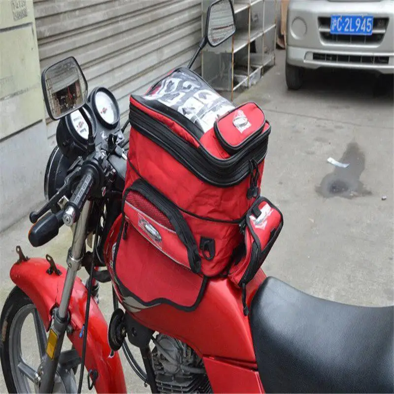 

Studyset Magnet Install Riding Scooter Travel Bag Motorbike Saddlebag Moto Helmet Bags Waterproof Motorcycle Tank Bag