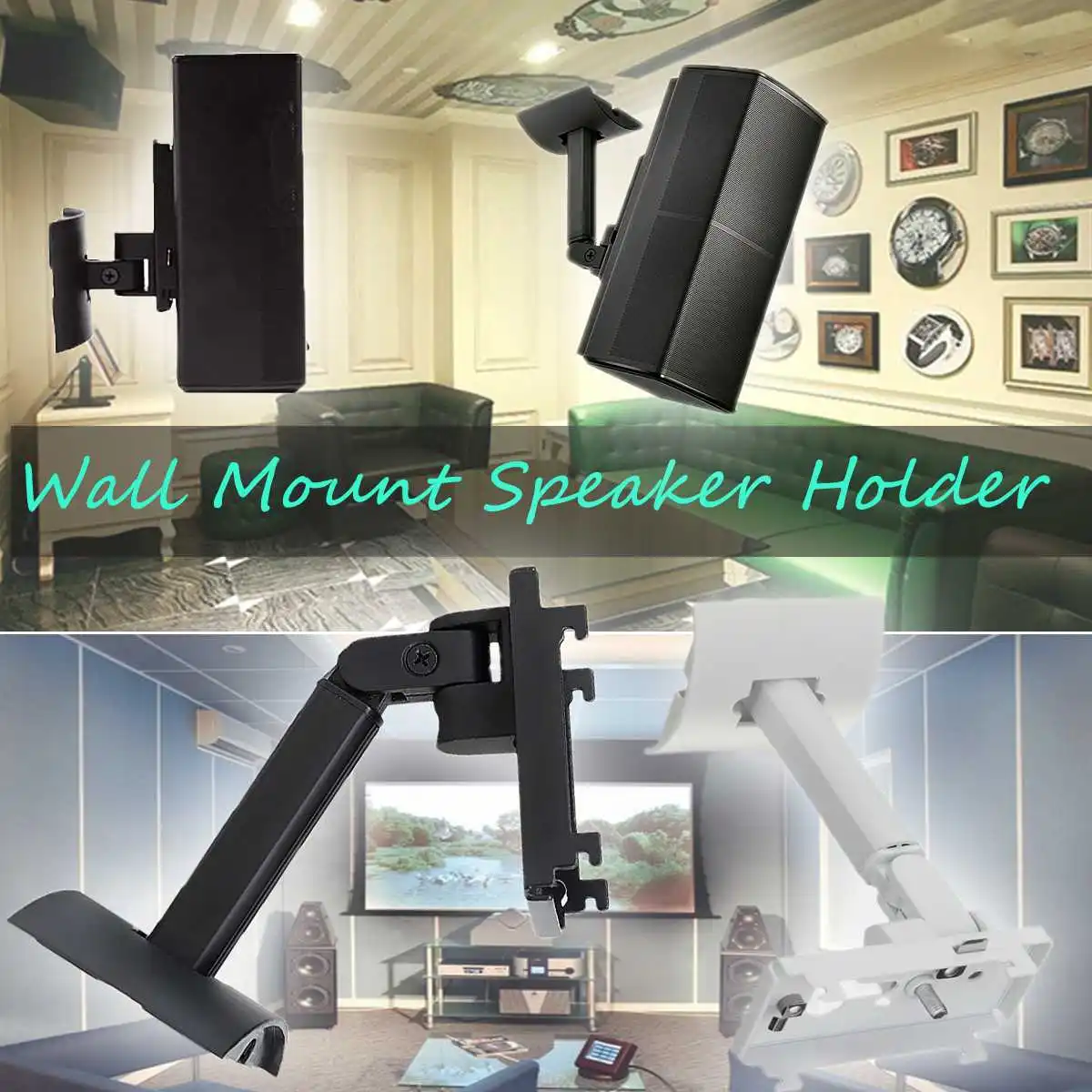 1PCS Wall Speaker Stand Stainless steel Mount Bracket Durable for BOSE-Speaker UB-20II | Электроника