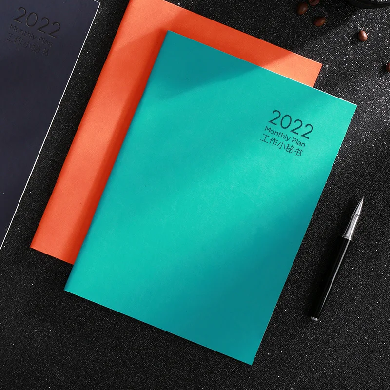 

2022 Agenda Planner Organizer A5/B5 Notebooks and Journals Office Note Book Weekly Monthly Plan Schedule Travel Writing Handbook