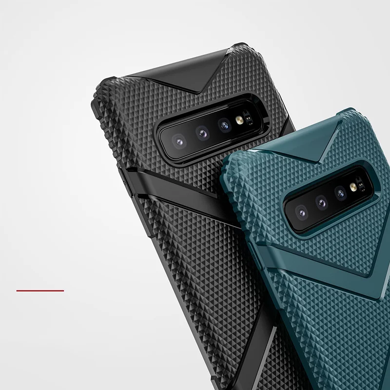 Силиконовая задняя крышка для Samsung Galaxy Note 10 Pro мягкий чехол-броня армированный