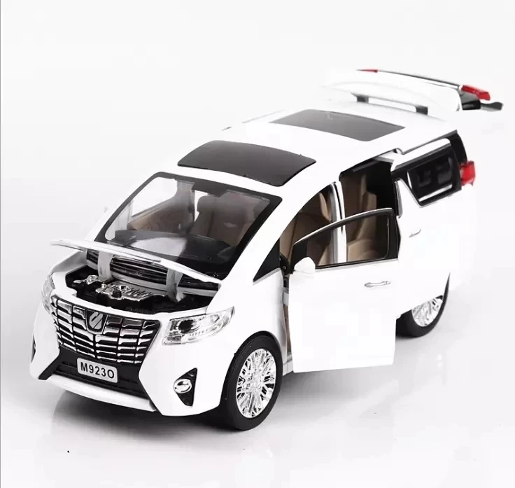 

XLG 1:24 Diecast Baby Sitter Car High Simulator Alloy Metal Model Car With Door Open Sound Music Light Pull-back Vehicle 035