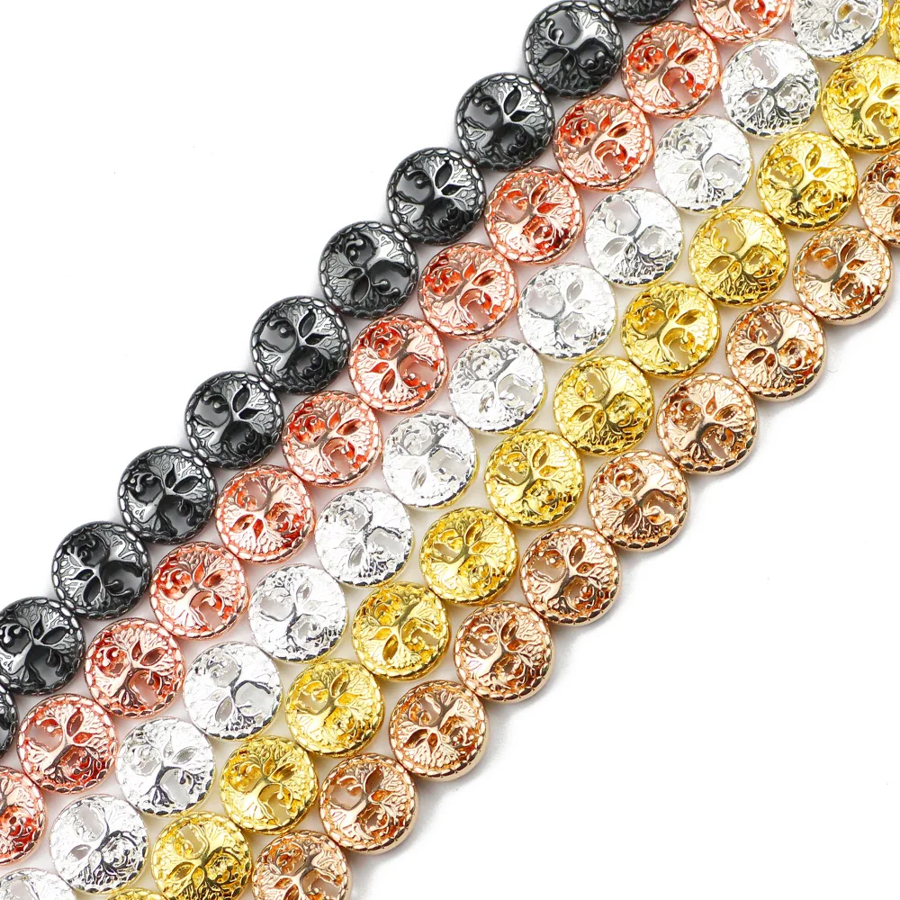 Бусины Из Гематита YHBZRET свободные бусины из натурального камня золотого и