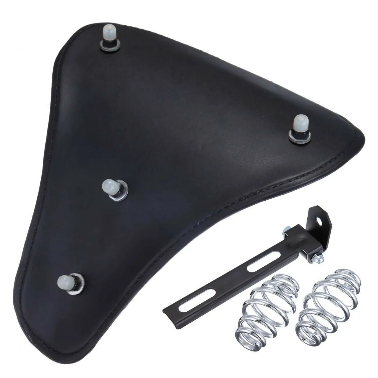 Samger Bobber мотоциклетное сиденье винтажное кожаное весеннее с кронштейном для Harley