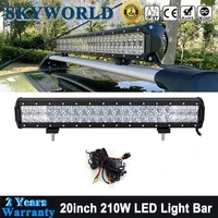 20inch 5d led light bar offroad 210w combo work light driving 12v 24v fog lamp for uaz kamaz truck 4x4 suv atv 4wd 4x4 tractor