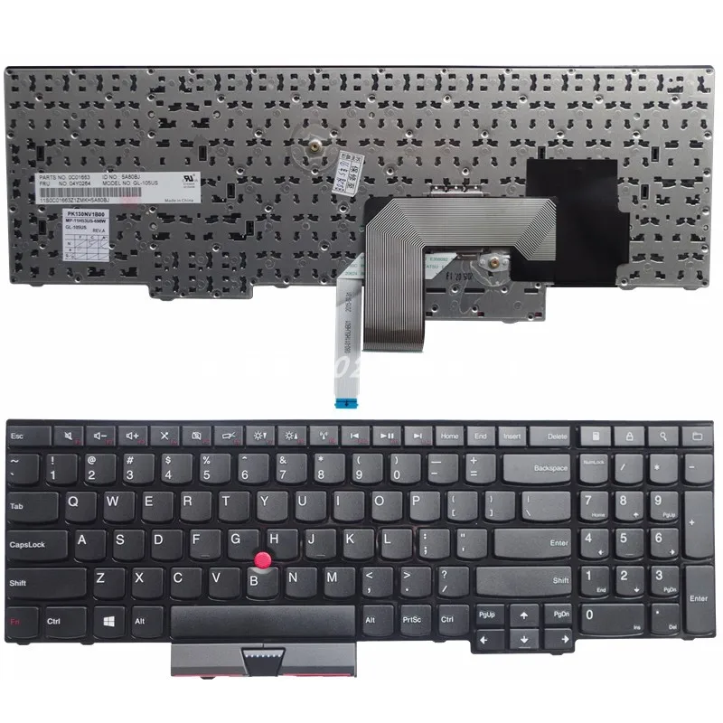 Новая клавиатура с английской раскладкой для ThinkPad Lenovo E520 E525 e530 e530c e535 e545