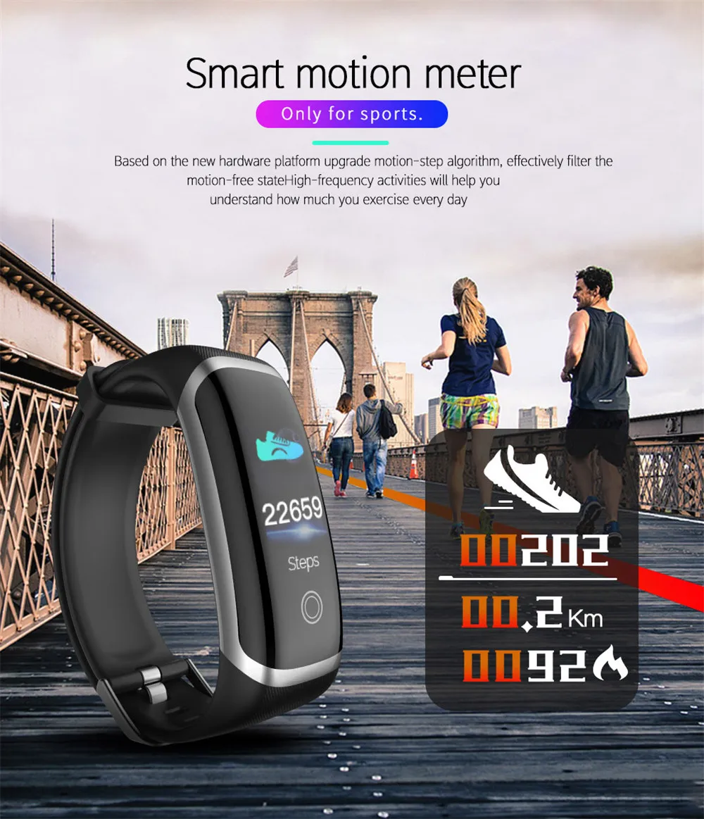 M4 фитнес новейший чип Nrf52832 часы в реальном времени динамический пульс и монитор артериального давления умный Браслет Reloj Hombre