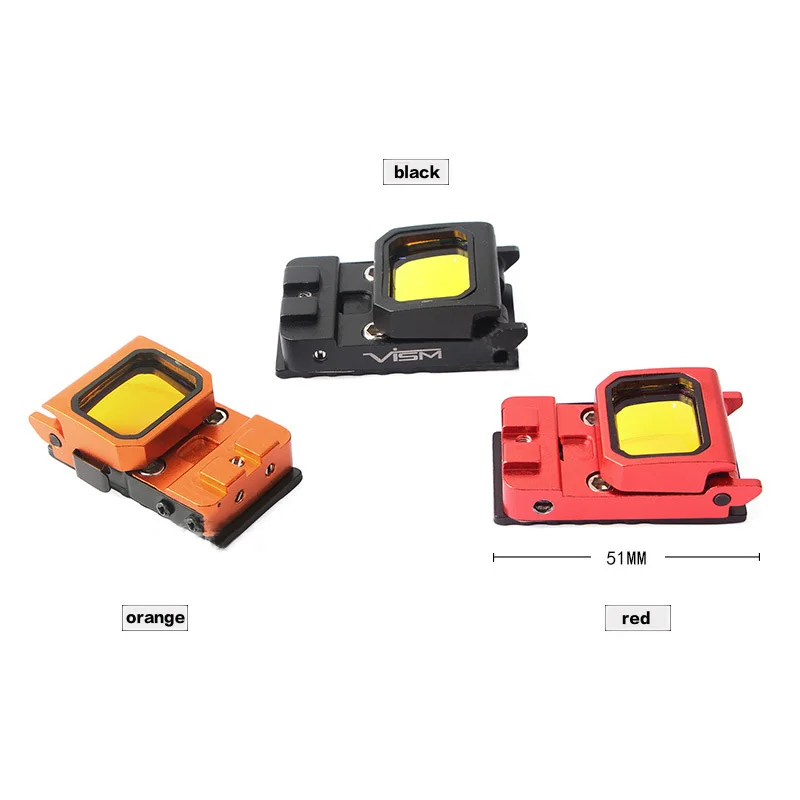 Складной голографический прицел M4 Airsoft Red Dot Sight телескопический козырек для
