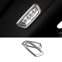 for mercedes benz glc 2016 2017 2018 stainless steel styling accessories car trunk backup box reading lampshade cover trim 2pcs