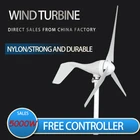Новый Разработанный ветровой турбины 5000w 12v 24v генератор с Сменные кассеты-6 шт. Бесплатная PWM контроллер для дома Применение