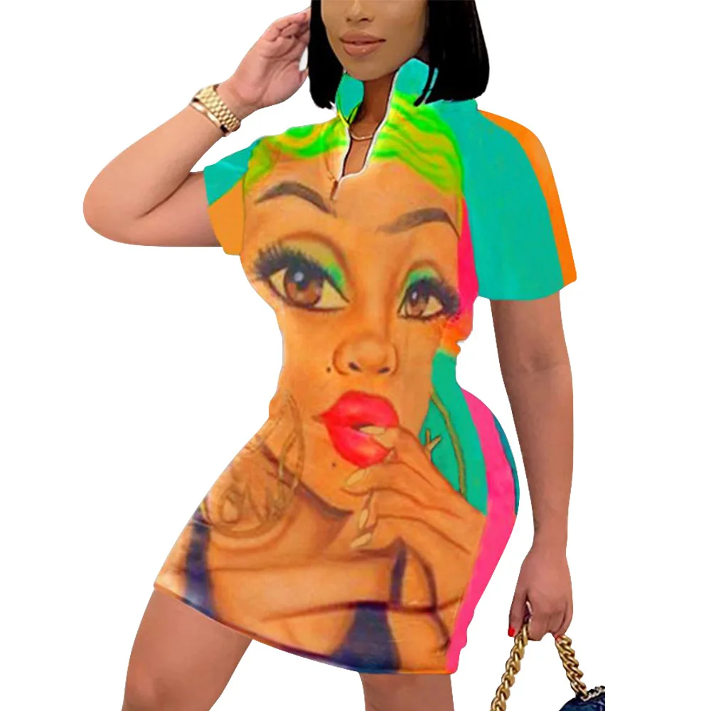 

Свободное повседневное мини-платье с коротким рукавом, женские летние черные праздничные пляжные платья-футболки с круглым вырезом для веч...