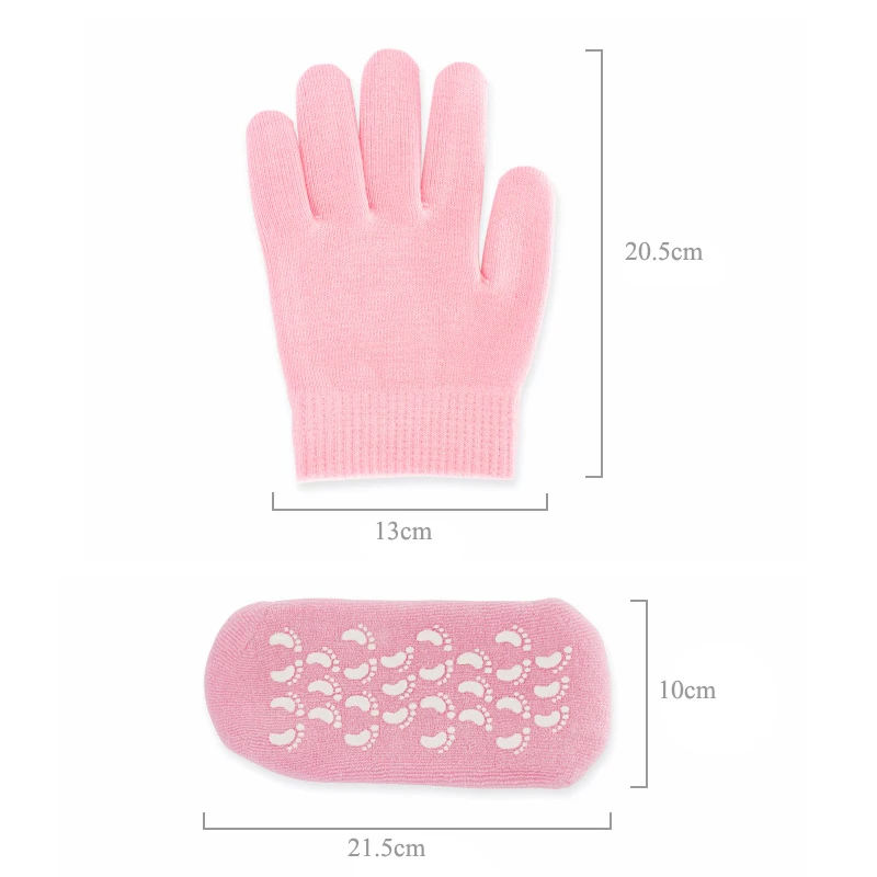 

Gel Socks Glove Spa Plant Essential Oil Whitening Moisturizing and Exfoliating of Hands and Feet Anti Cracking Cotton Foot Care